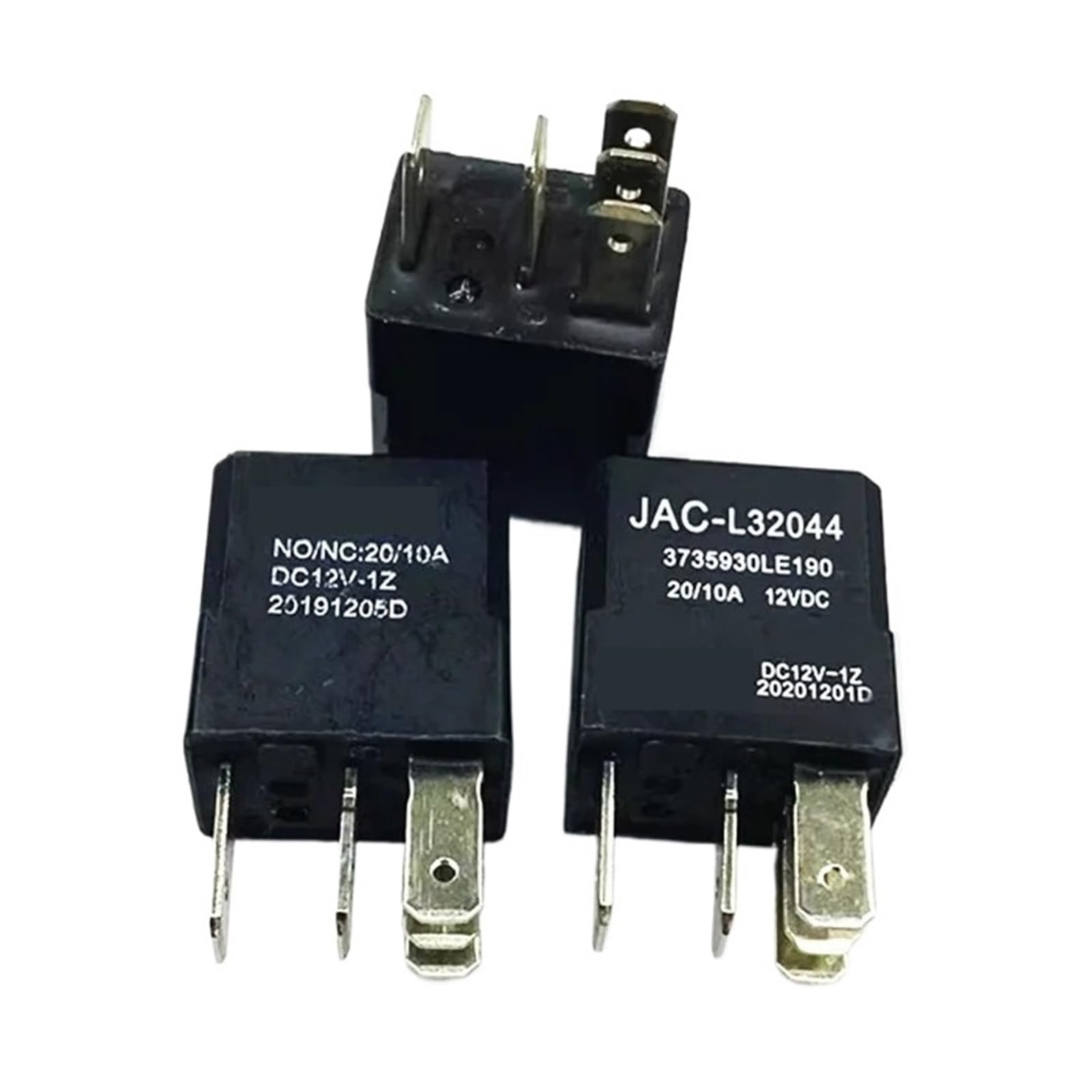Relais 12VDC JAC-L32044 avec inverseur 5PIN pour double charge 20A