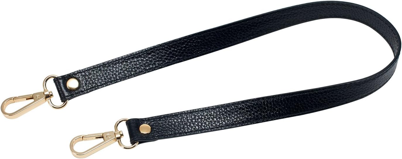 black leather bag strap