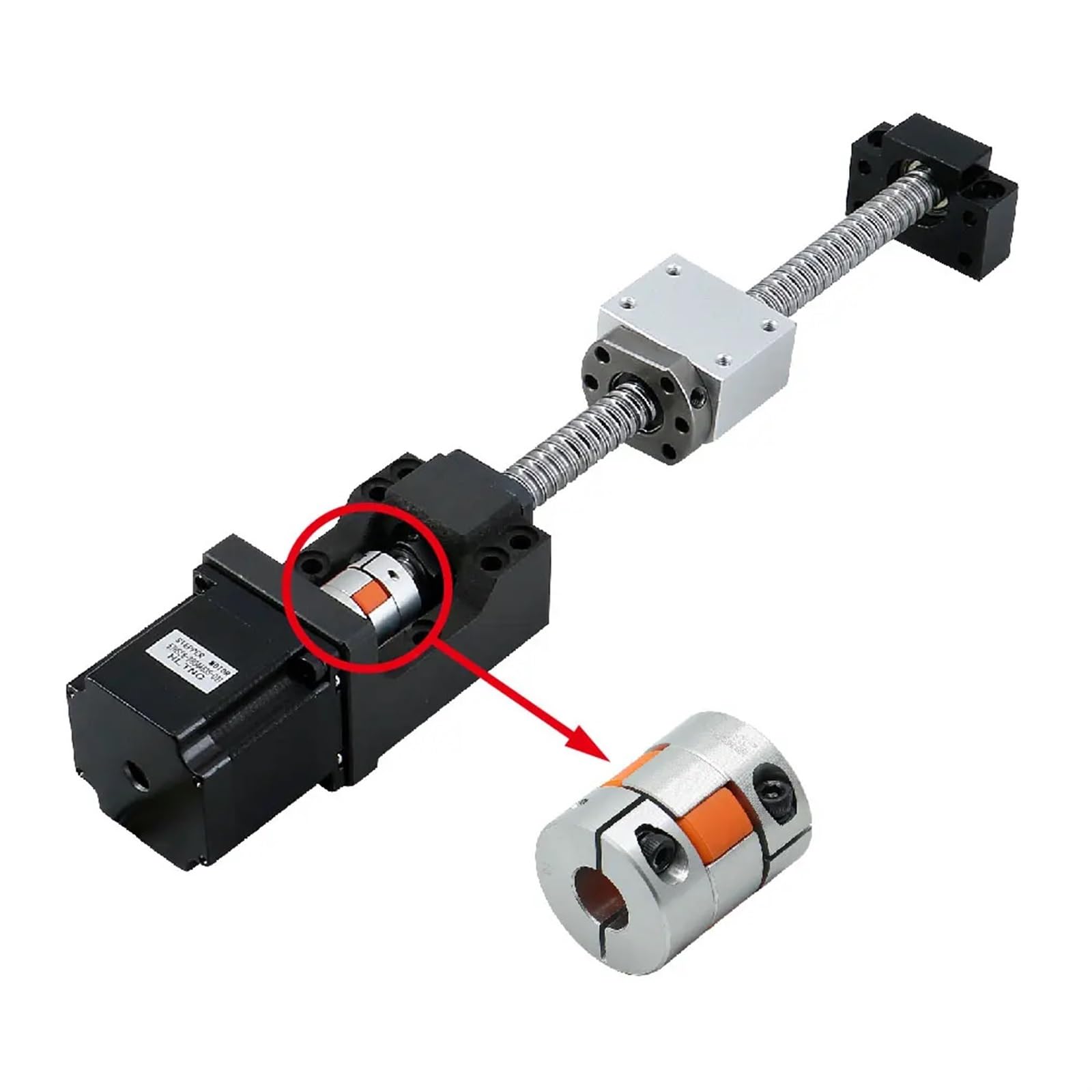 Acoplador LF de dos mandíbulas D20L25, acoplamiento de eje Flexible de ciruela de aluminio, Conector de Motor paso a paso, par nominal CNC de 3Nm máx. 6Nm, 1 Uds.(6x8)