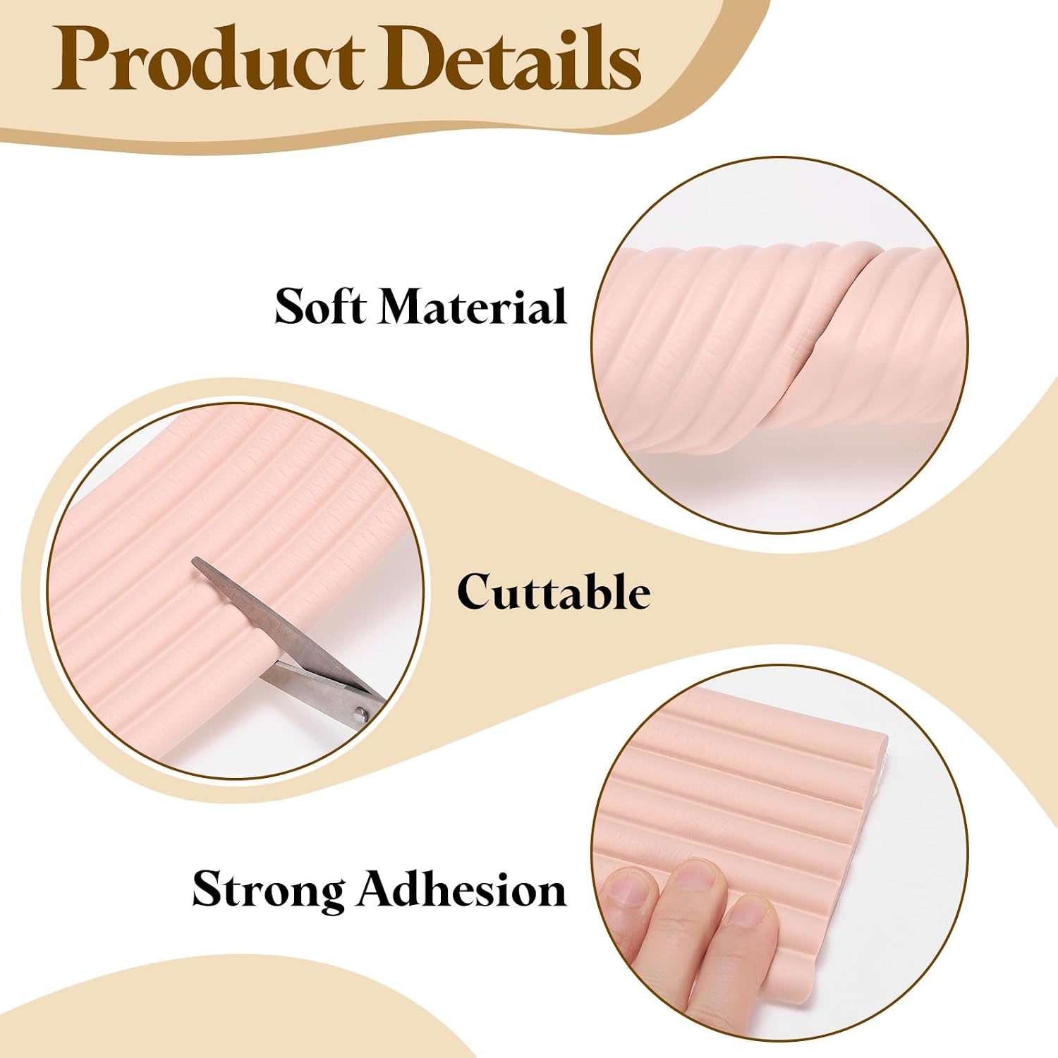 uxcell Bunk Bed Ladder Pad, 16.4ft NBR Self-Adhesive Corner Edge Protector Soft Furniture Corner Guard for Ladder Table Desk Edge, Pink