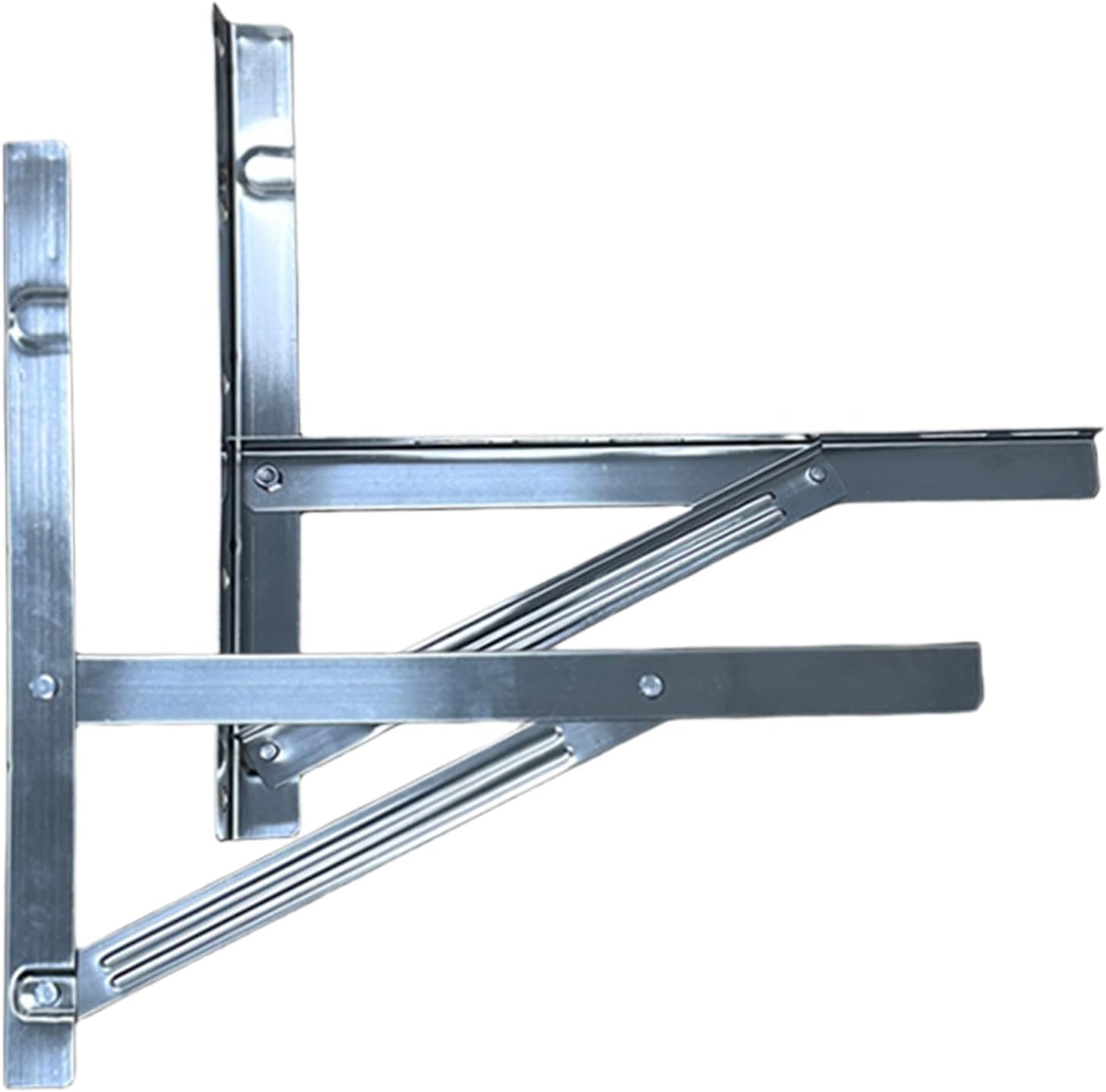 Air Conditioner Support, Wall Mount Bracket, Heavy-Duty Stainless Steel Stand for Outdoor, Balcony, Patio, and Security Accessories