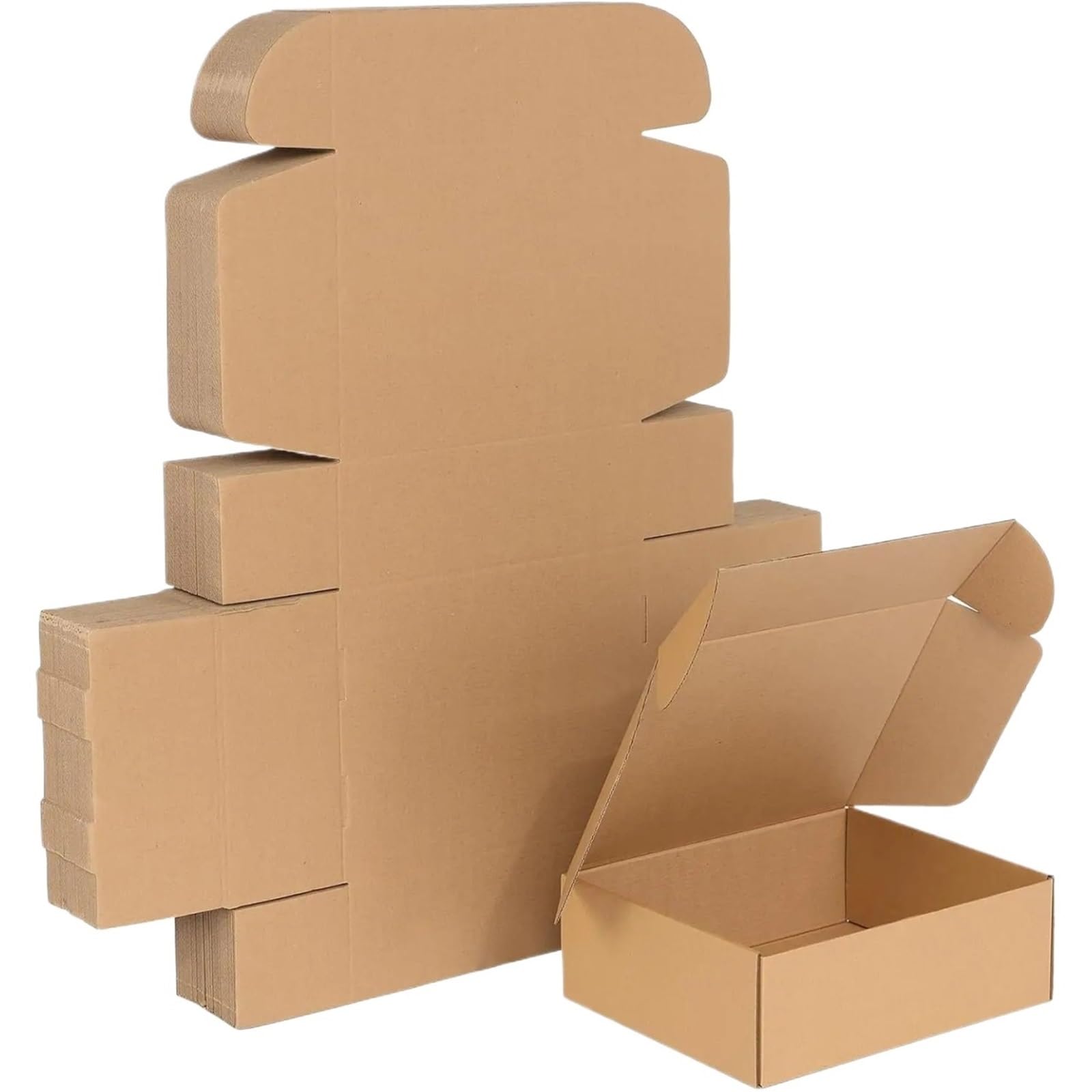 40 Pcs Shipping Boxes Cardboard Corrugated Mailer Packaging For Mailing Small Business Presen For Mailer, Shipping(200x140x40mm)