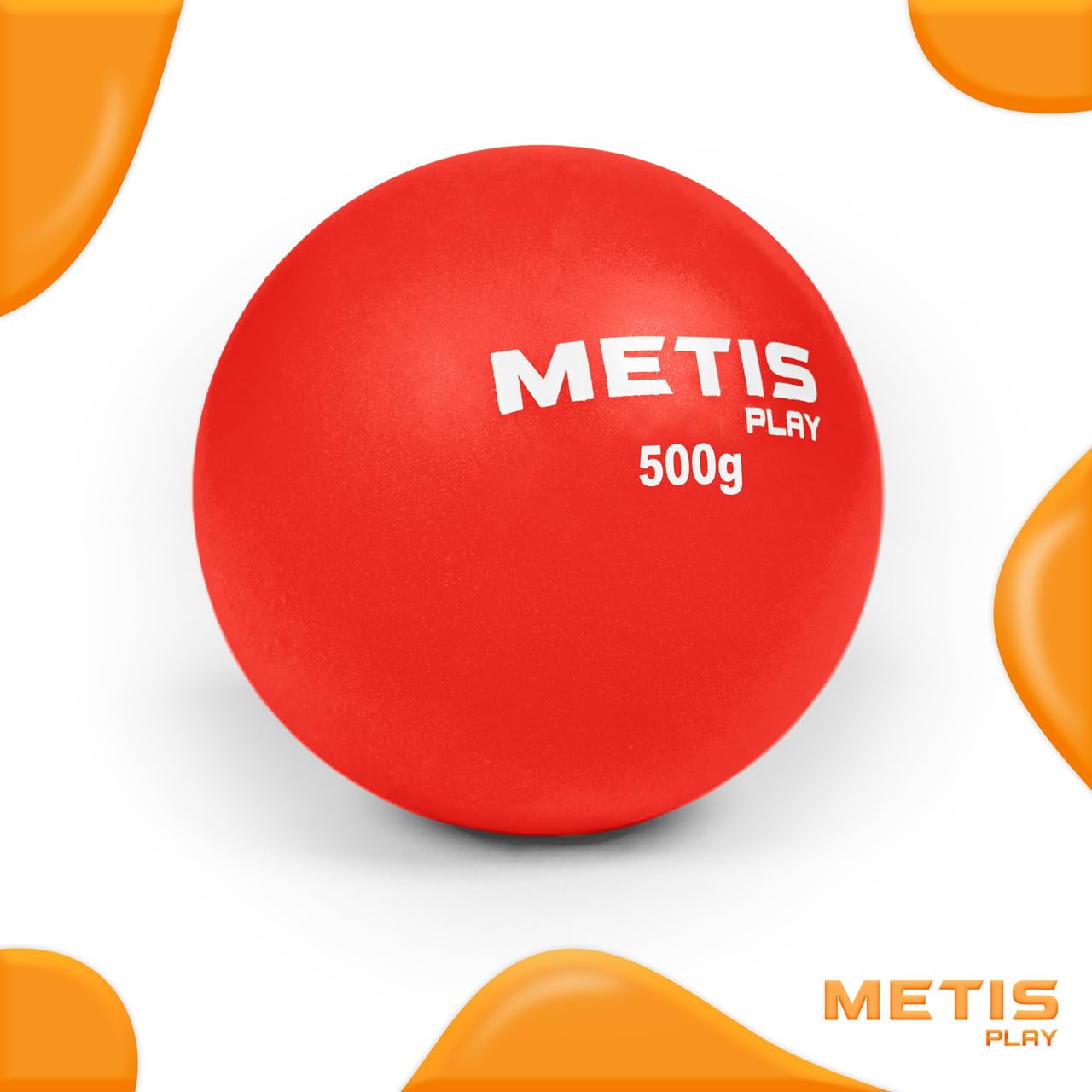 METIS Play Poids de Lancer du Poids Junior Pack de 4 - Équipement d'Athlétisme Intérieur/Extérieur