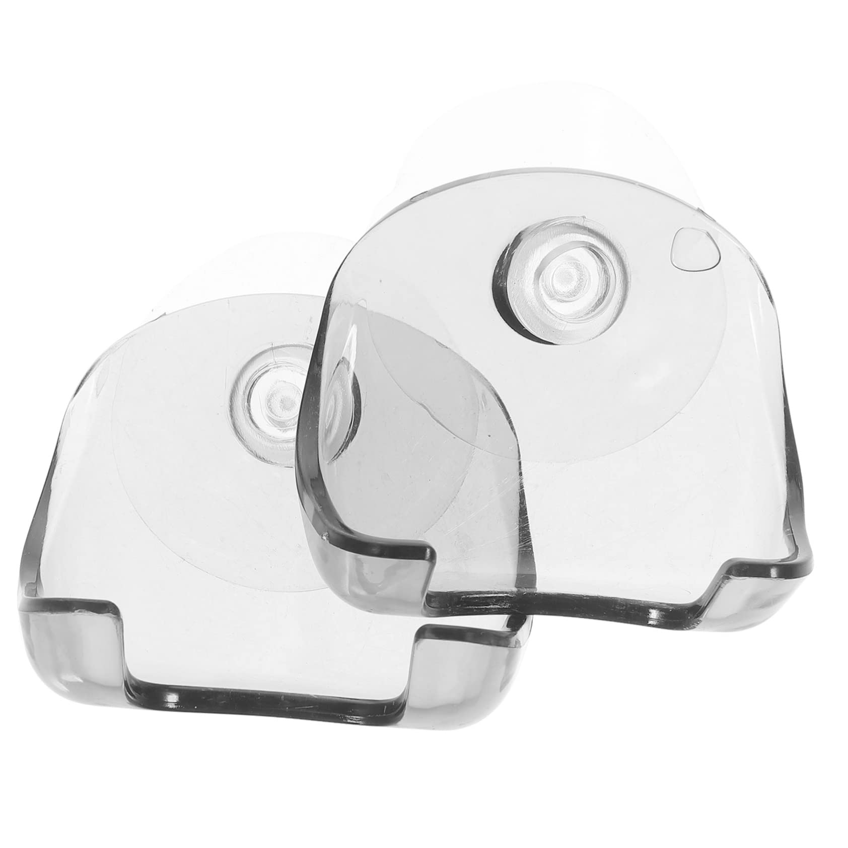 Healeved 2pcs Suction Cup Razor Holders Shaver Holder for Bathroom Shower Suction Razor Rack