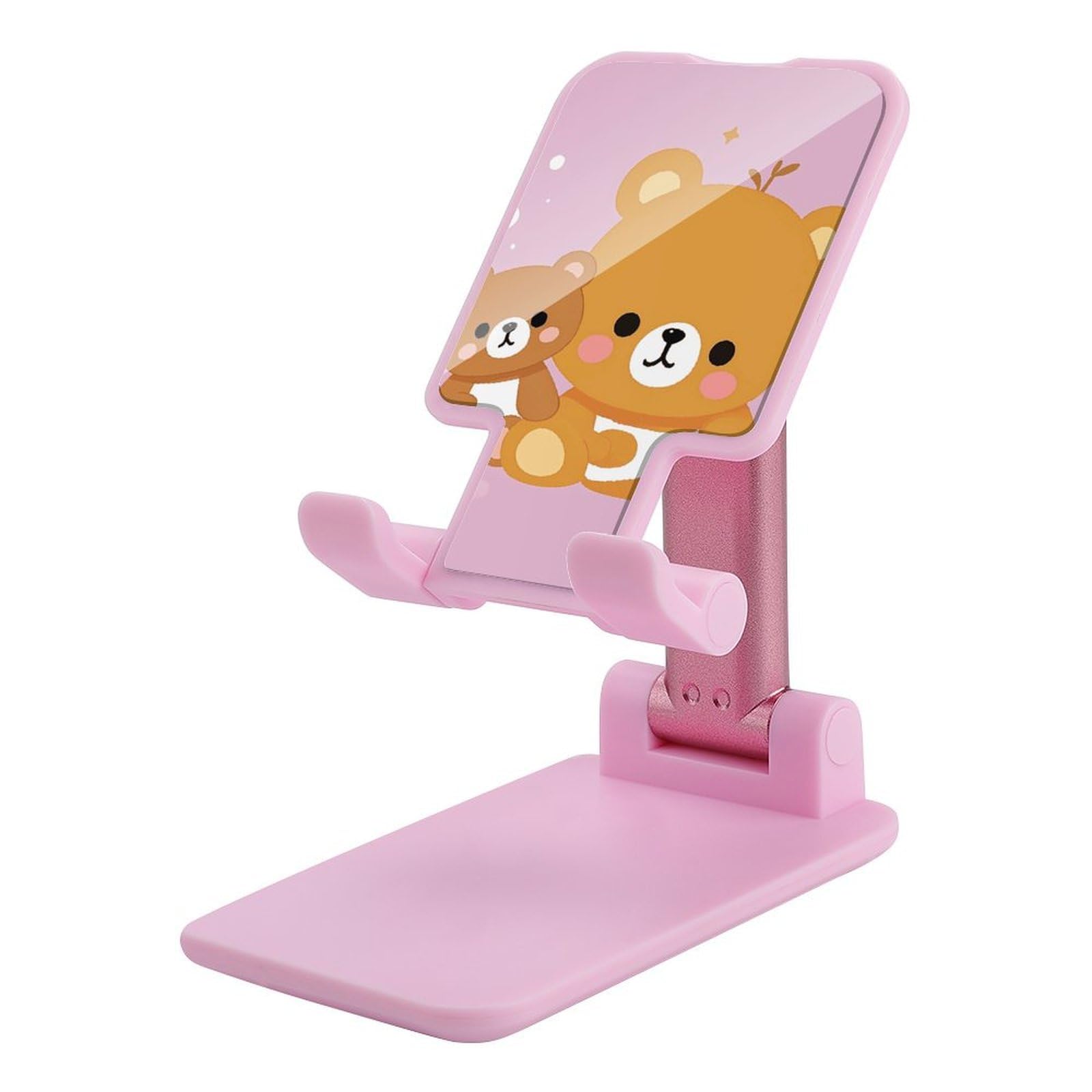 Support de téléphone portable pliable ours mignon, idée cadeau originale