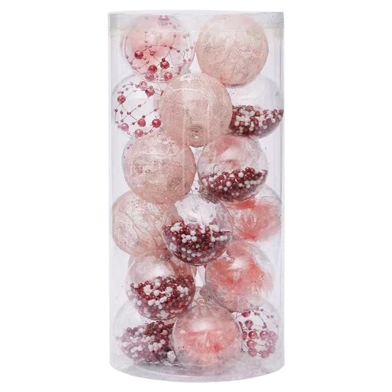 Ornements de boules de Noël durables de 6cm pour une décoration de fête élégante