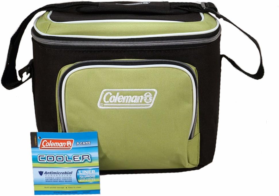 Coleman 9 Can 3000000863-BL Soft Side Cooler - Various Colors