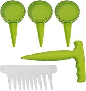 dispenser, avståndsverktyg 14x Justerbar trädgårdsfrön | Sådd Dispenser HandSpacer Tool, Dibber och Widger for Gardening Lawn Care