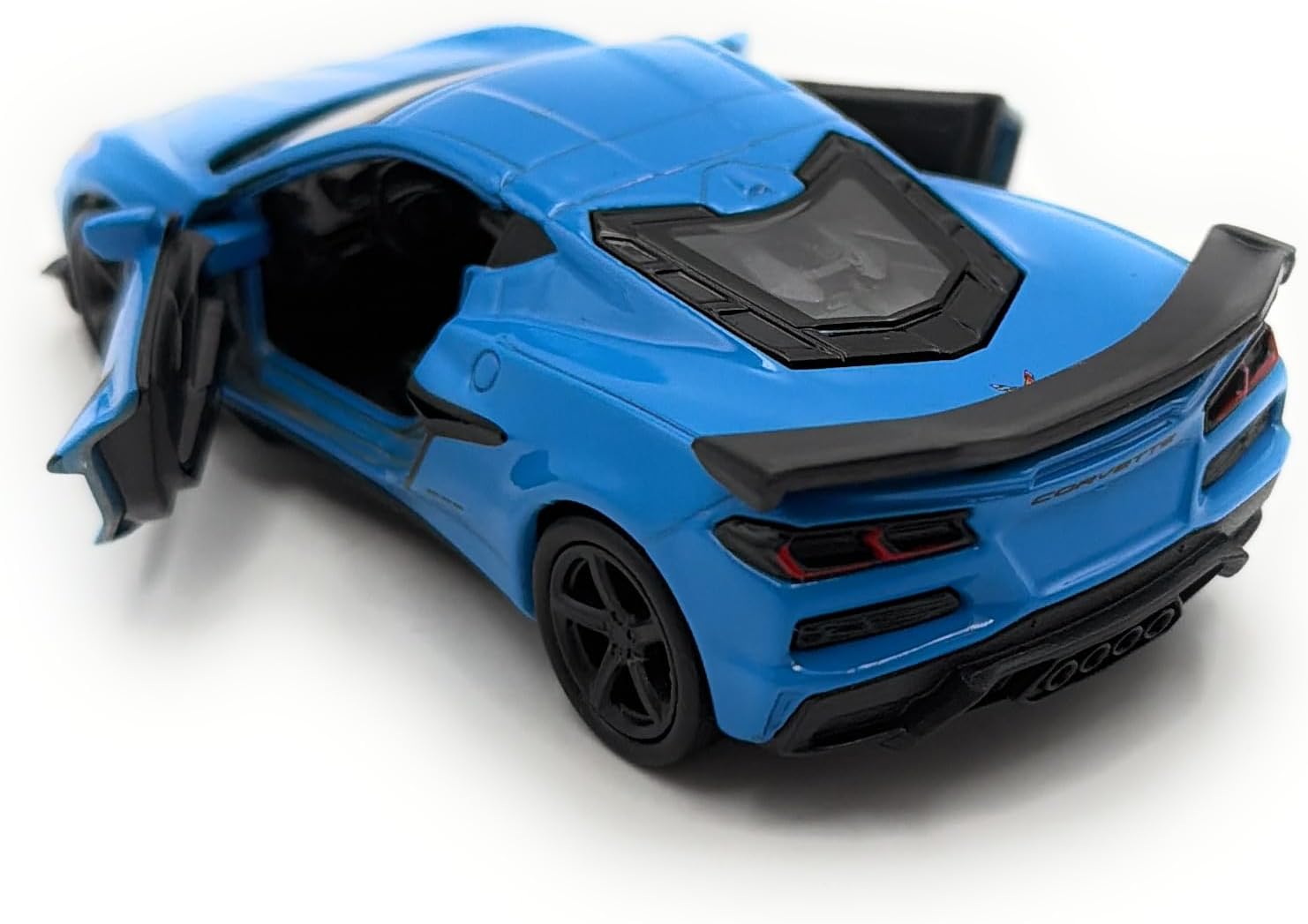 Toi-Toys Welly Miniature Car Chevrolet Corvette Z06, Scale 1:39 / L 12 cm, Blue