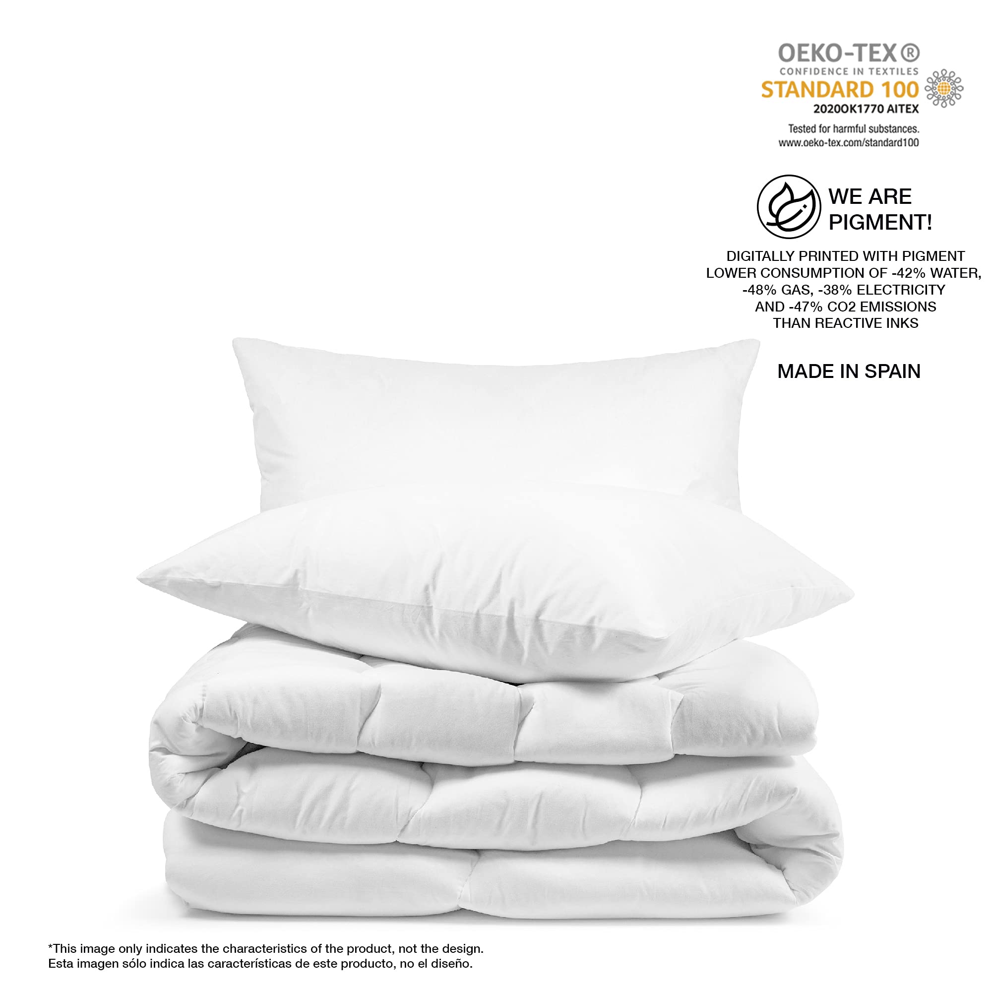 BELUM | Funda Nórdica Cuna de Algodón Ecológico | Dormitorio Bebé | 60 (100x120)