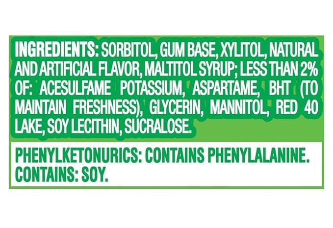 Chicle Sin Azúcar Sabor Spearmint Tridents - Pack de 15 unidades miniatura 2