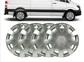 4 X 16\'\' Inches Wheel Trim Hub Caps with Star Badge COMPATIBLE WITH MERCEDES SPRINTER