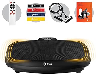 LifePro Turbo 3D Vibration Plate Exercise Machine - Dual Motor Oscillation, Pulsation + 3D Motion Vibration Platform | Full Whole Body Vibration Machine for Home Fitness & Weight Loss