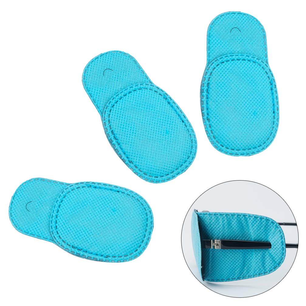 Minkissy 6 Pcs Amblyopia Eye Patches Kids Eye Patch for Lazy Eye and Strabismus (Blue)