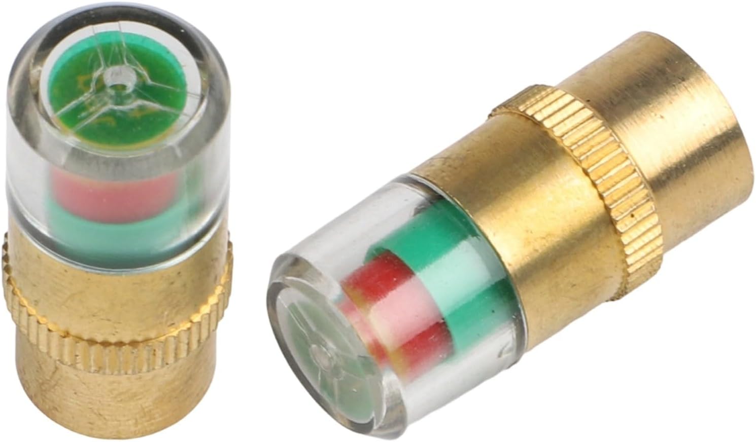 Car Tire Pressure Indicator Cap – Visual Valve Stem with Color-Coded Display (Green/Yellow/Red) for 24 BAR, Fit for Most Vehicles, 4-Pack(D)