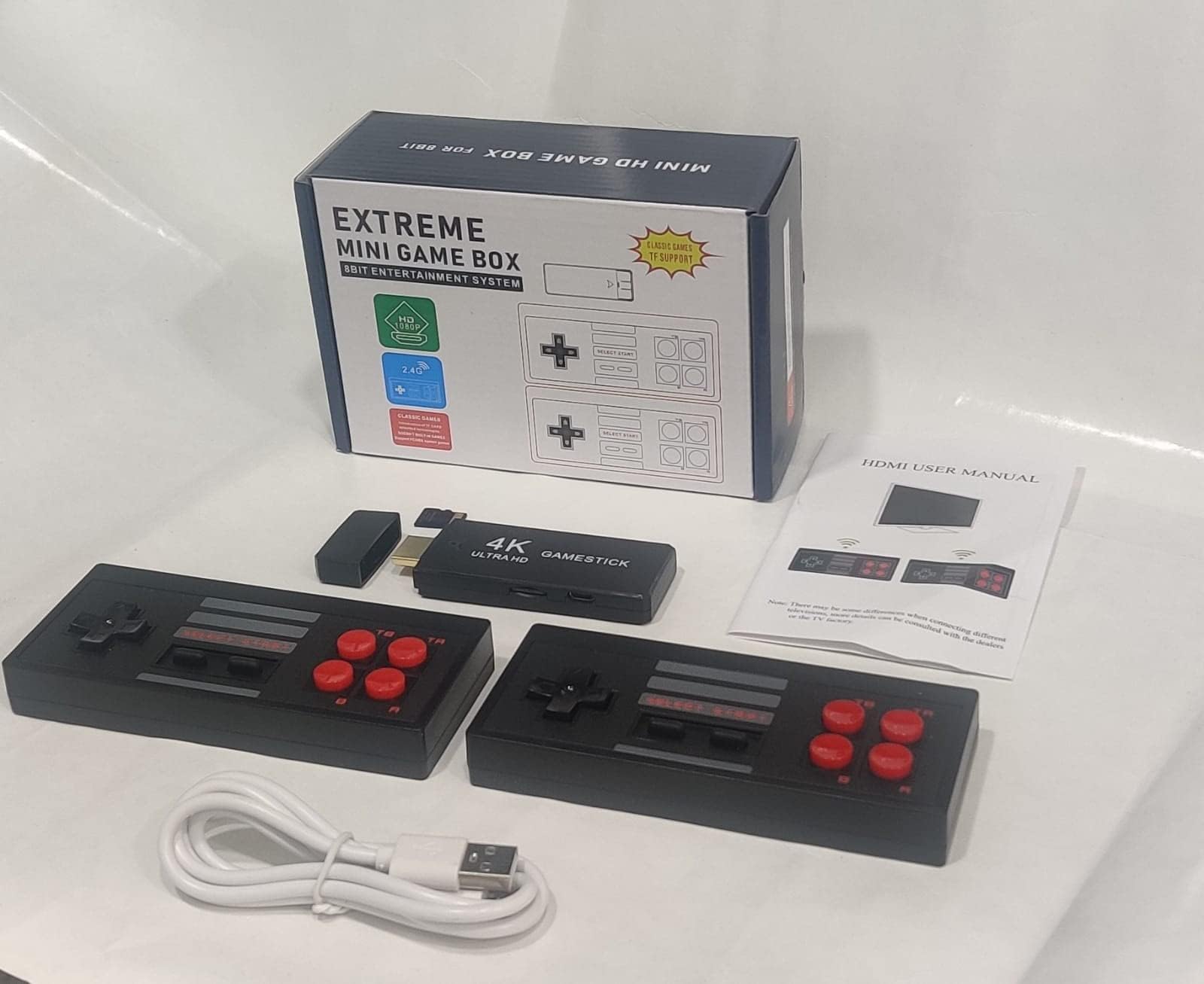 DKD retro Game Console Built-in more than 700 Classic Video Games With Dual Gamepad support with HDMI