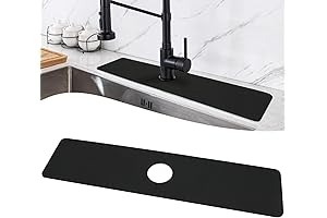 LOPNUR Kitchen Sink Faucet Water Absorbent Mat