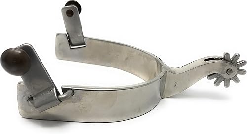 Miniatura 4 de AJ Tack Espuelas de espectáculo floral de cuerno largo para hombre