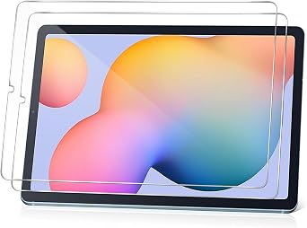 LEEBOSS Screen Protector for Samsung Galaxy Tab S6 Lite 10.4 2024/2022/2020 | 9H Tempered Glass Film, Bubble Free, Anti-Scratch, HD Clarity, 2 Pack