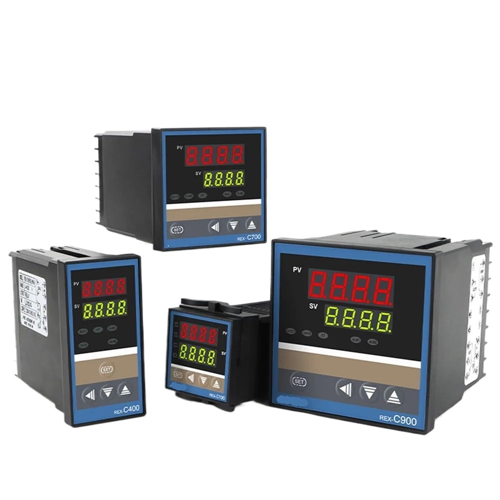 REX-C100 PID Intelligent Temperature Controller Universal REX-C400 Industrial Temp Regulator REX-C700 Digital Thermostat(7XL)