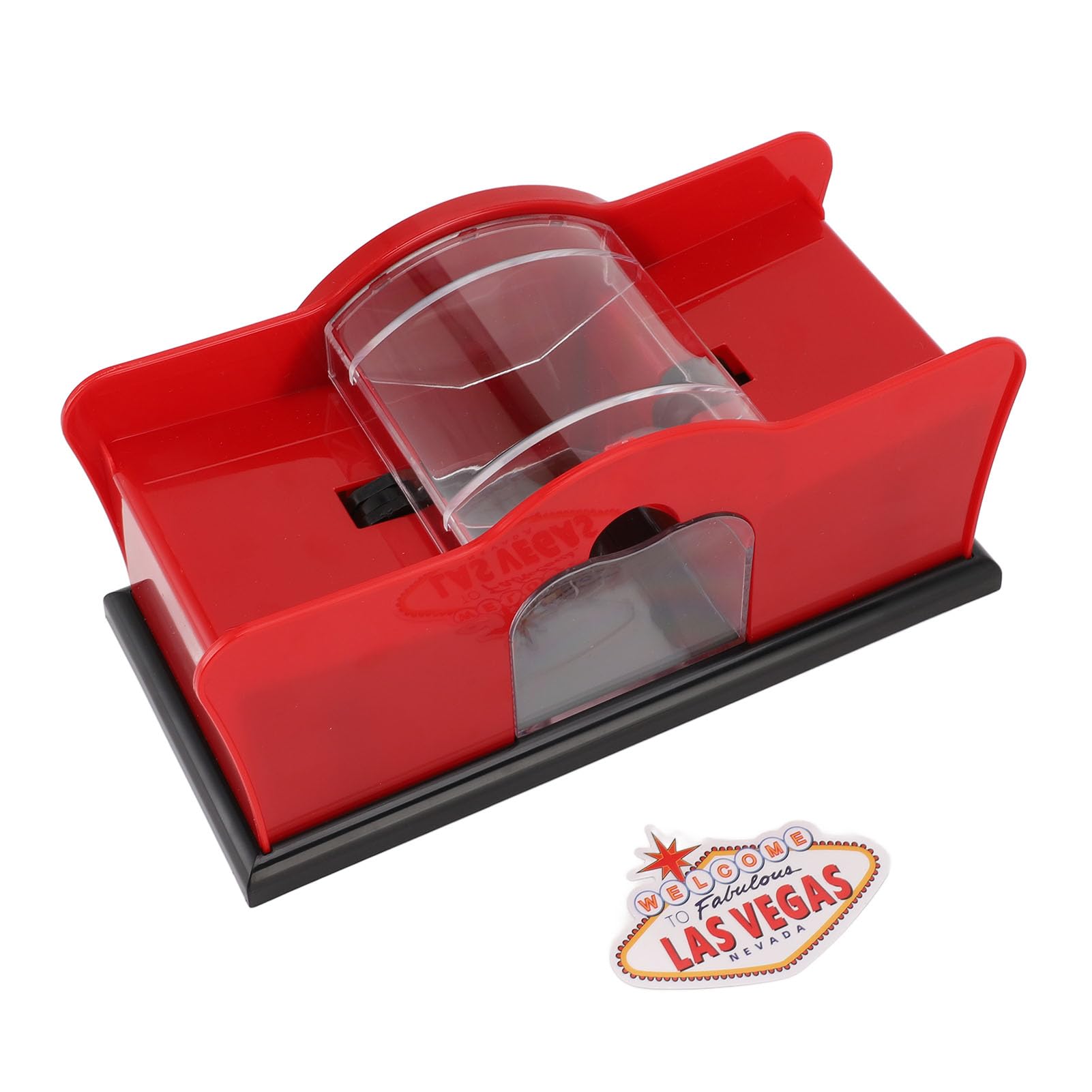 TARSHYRY Manual Card Shuffler Durable Portable Hand Cranked Card Mixer Shuffling Tool for Home Game Night Party ABS Plastic