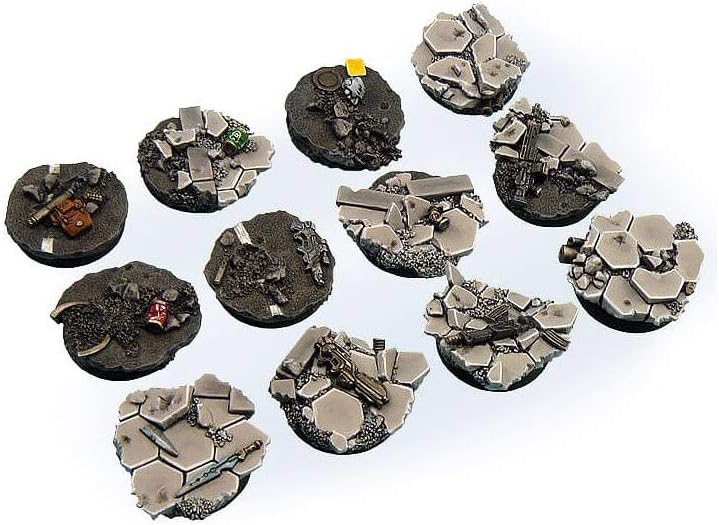 25mm Round Urban Fight Bases (5)