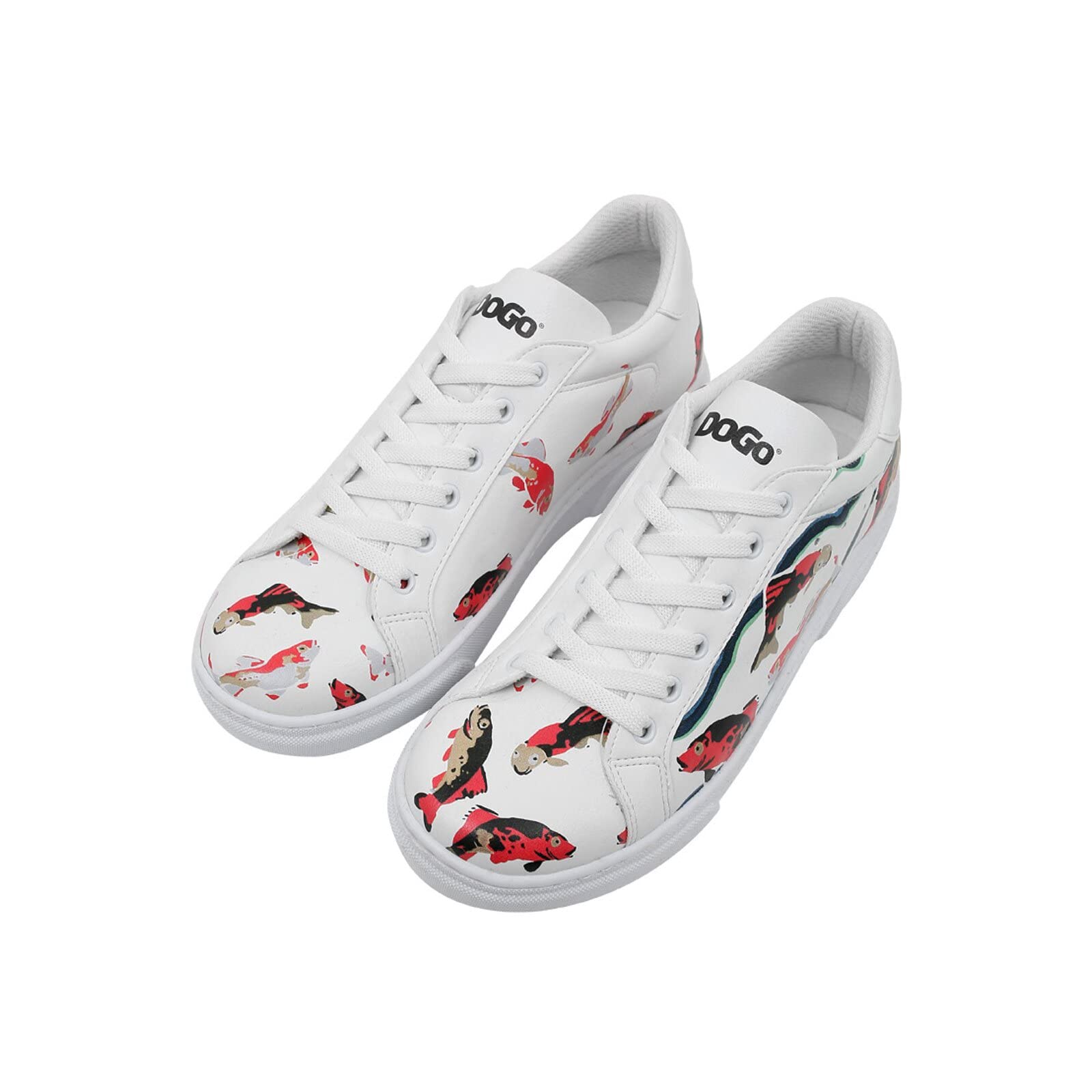 DOGO Ace Sneakers, Zapatilla de Deporte Mujer, Blanc, 38 EU