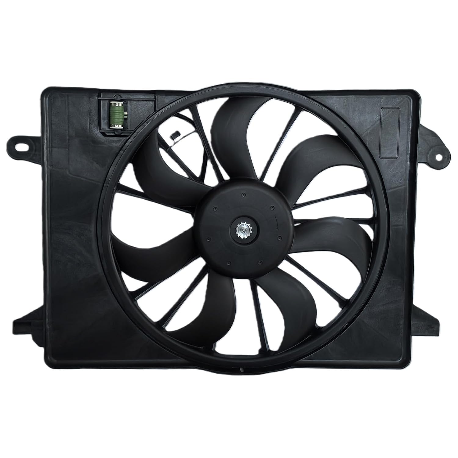 A/C Condenser Radiator Cooling Fan Assembly 68050129AA 621-526 Compatible with 2010-2017 Dodge Charger 2009-2018 Dodge Challenger 2.7L 3.5L 6.1L 6.4L