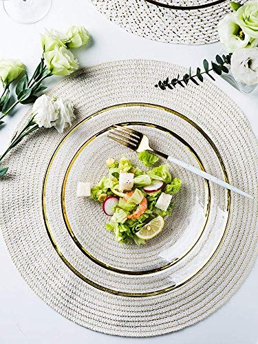 Set de table rond multicolore lavable isolant pour pot