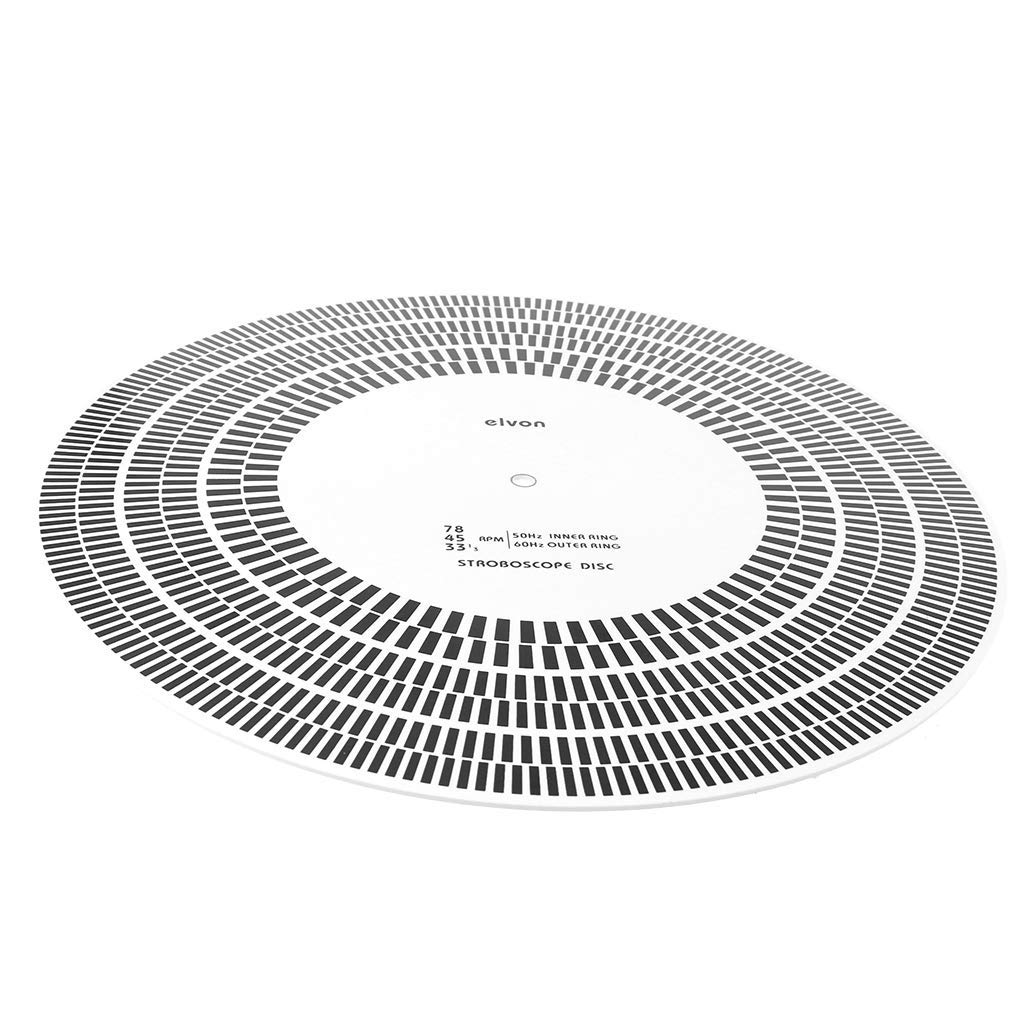 DollaTek LP Vinyl Record Turntable Phono Tachimetro Calibration Strobe Disc Stroboscope Mat 33,3 45 78 RPM