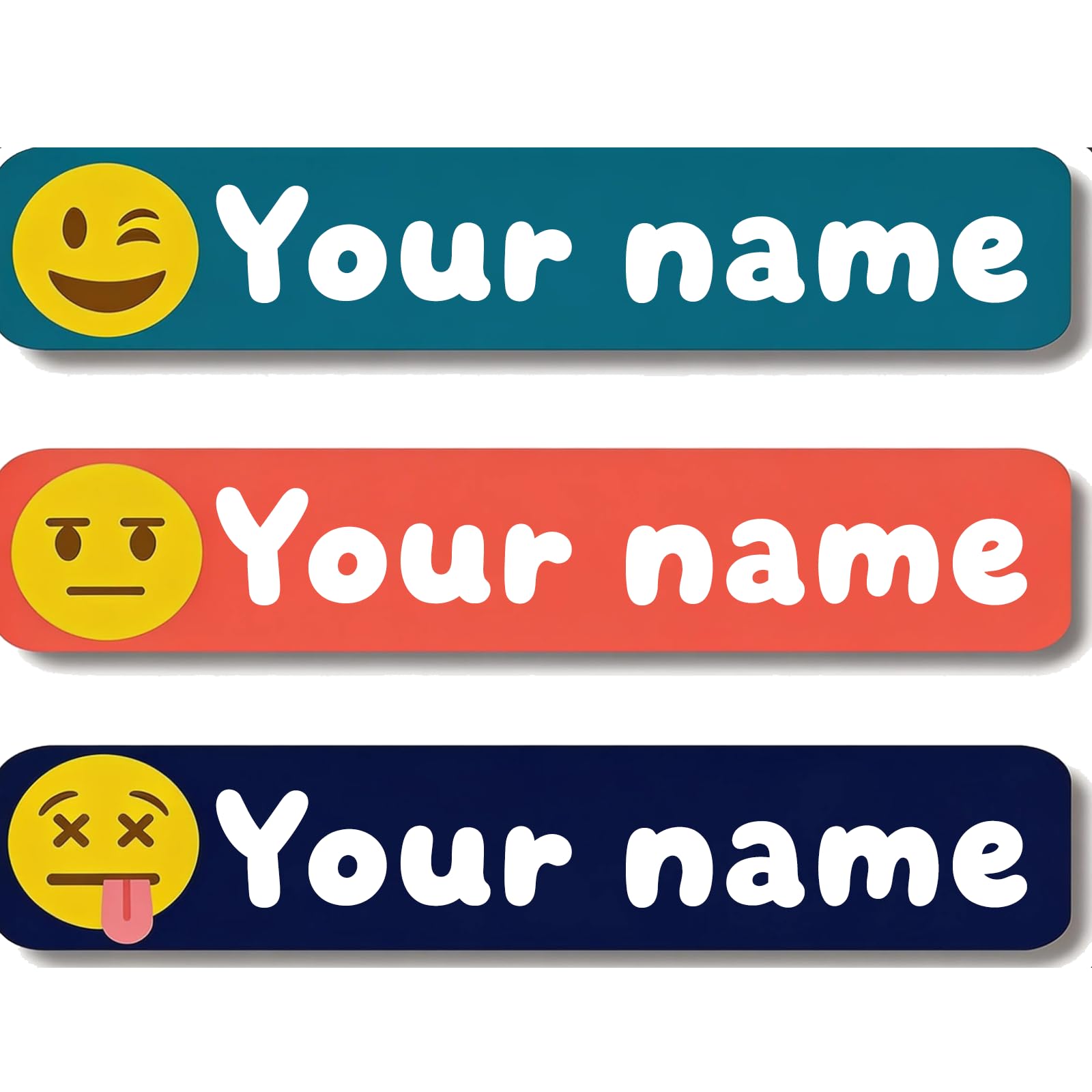 Personalized Waterproof Name Stickers for Kids, Washable Clothing Labels, Durable Name Tags for School, Kindergarten, Lunch Boxes, Books, Toys – Ideal Back to School（Naughty）