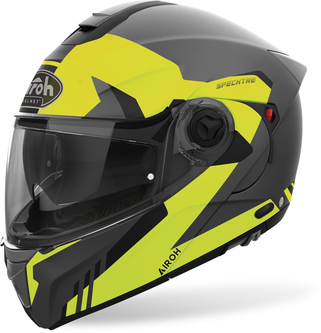 Airoh Motorcycle Helmet Specktre Clever Yellow Matt L