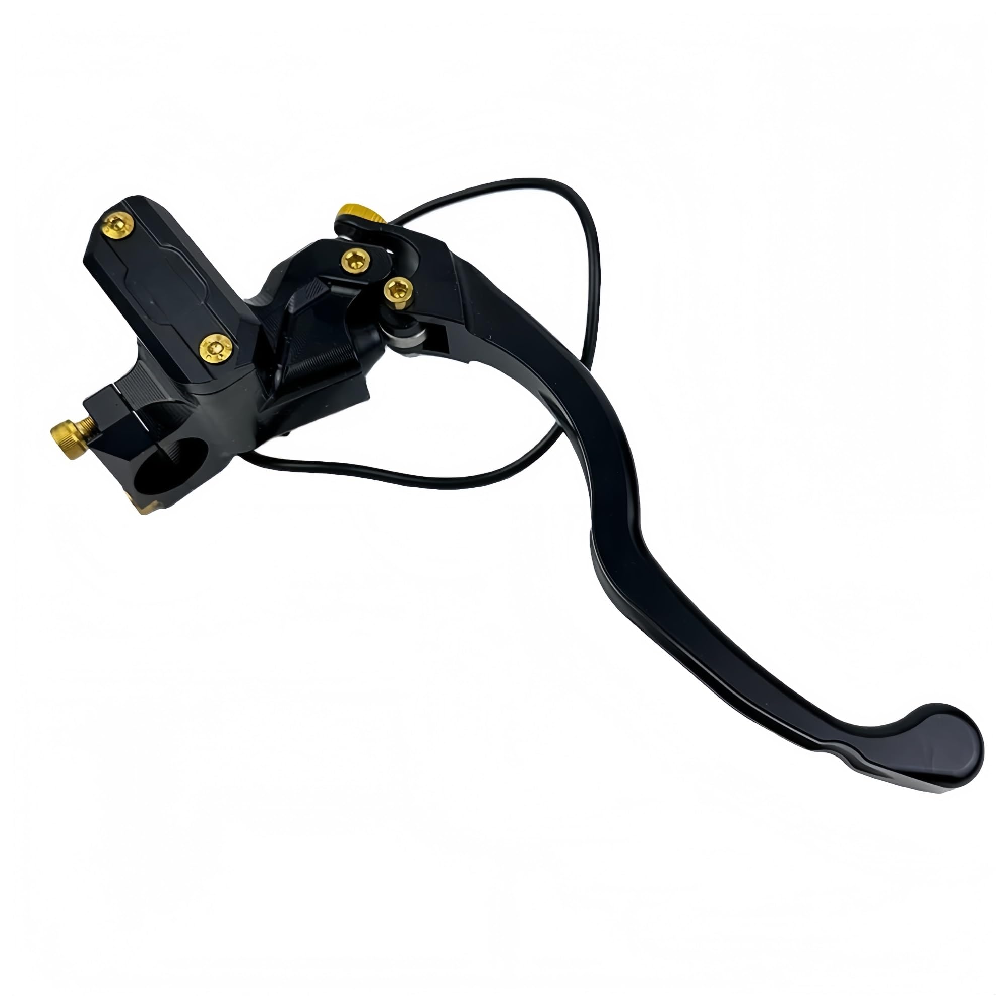 Riderai Black R Motorbike Clutch Levers 22Mm Clutch Pump Cylinder Handles Motorcycle 17.5 Hydraulic Brake Lever Universal Handlebar(Black R)
