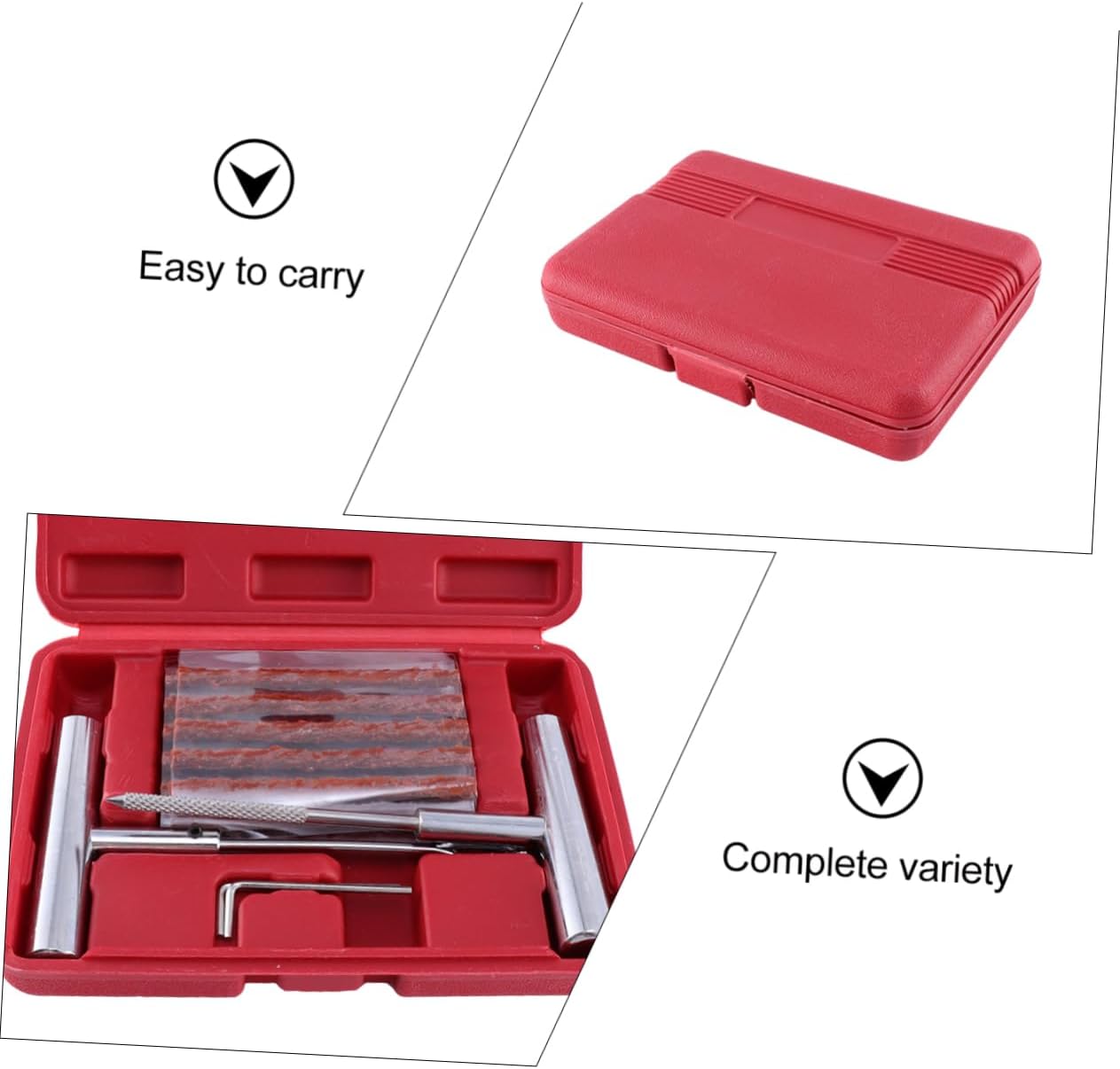 Tire Repair Kit Tubeless Bike Repair Tool Car Motorcycle Tire Tool Easy Fix