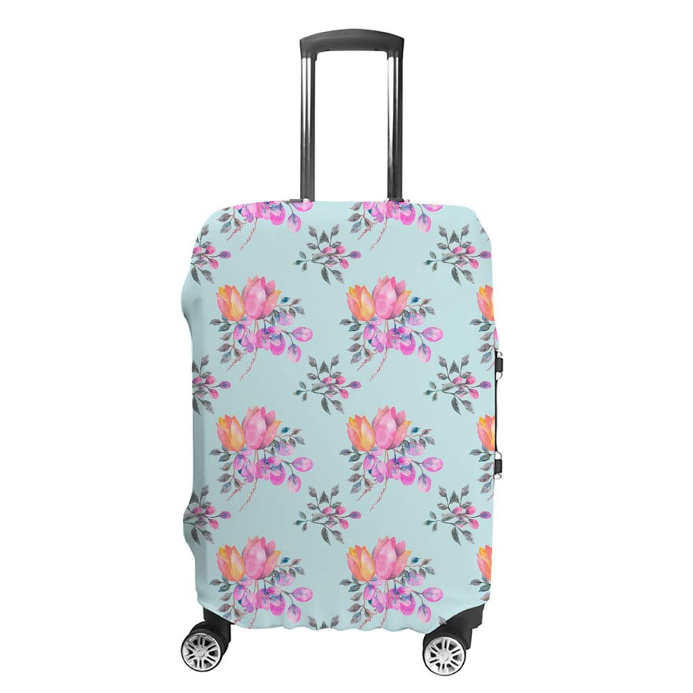 Housse de protection pour bagages CHEHONG en polyester rose bleu - 8