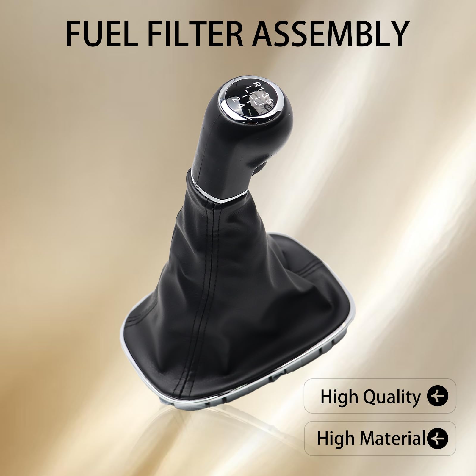 Pomello del cambio a 5 velocità 009140093 per Opel Corsa D 2006-2014 Corsa E 2014-2019 19276456 Nero