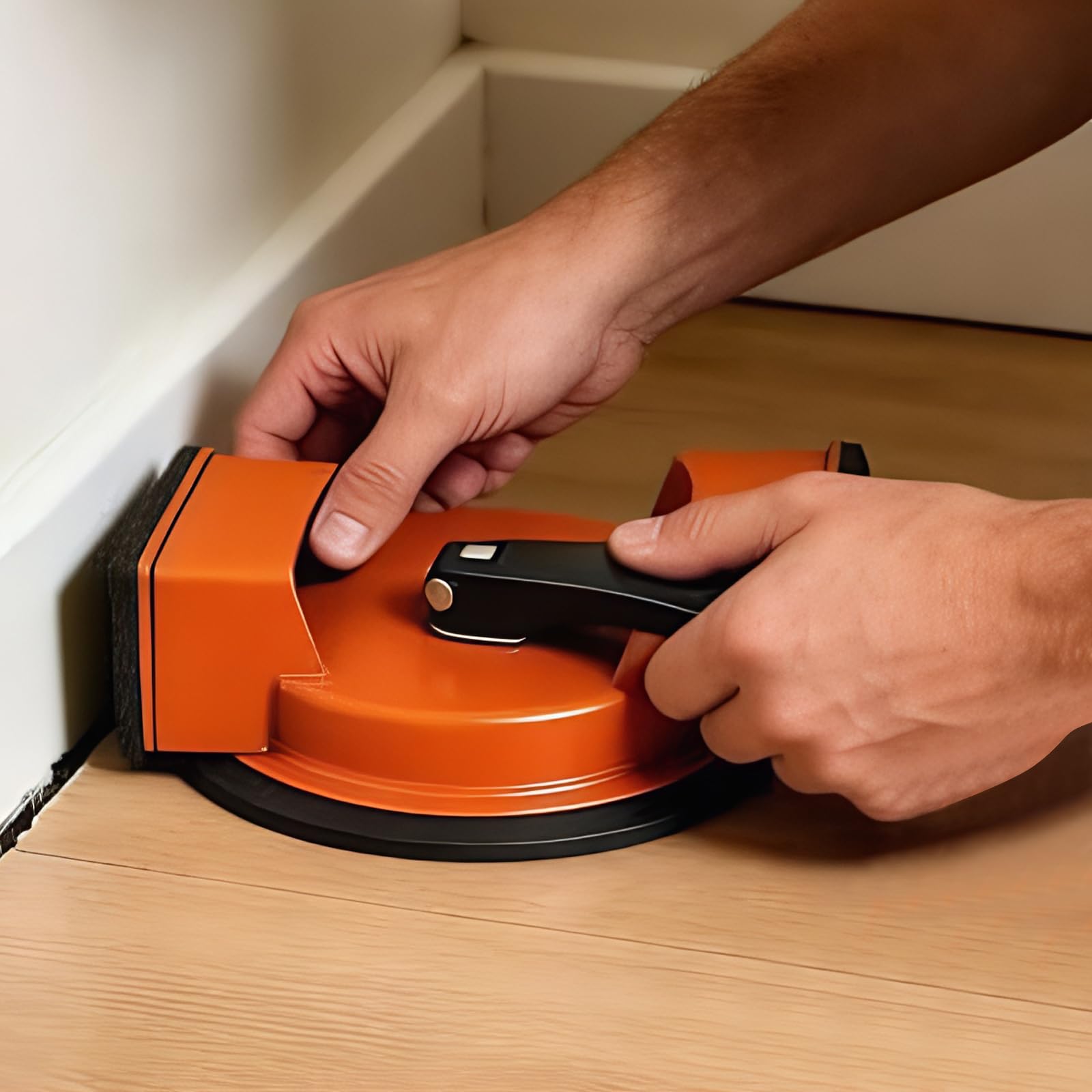 Herramientas de fijación de juntas de sólidos de aluminio con ventosa para reparación de pisos laminados y madera