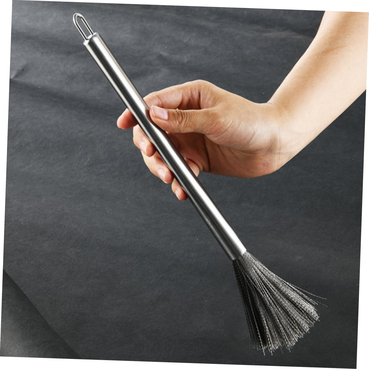 BESPORTBLE 4 Juegos Cepillo para Sartenes De Acero Inoxidable Fregadora De Acero Depurador Lavar Platos Artículos De Cocina Cepillo De Cocina Fregador De Platos Cepillos Silver 3 Piezas * 4