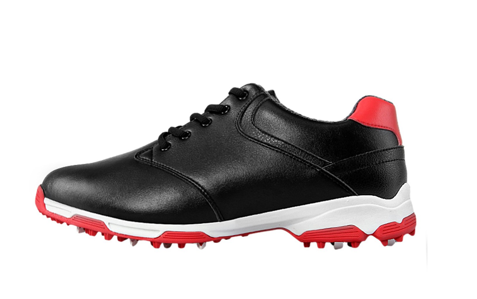 PGM Anti-Skid Waterproof Golf Shoes with Spikes for Men Black