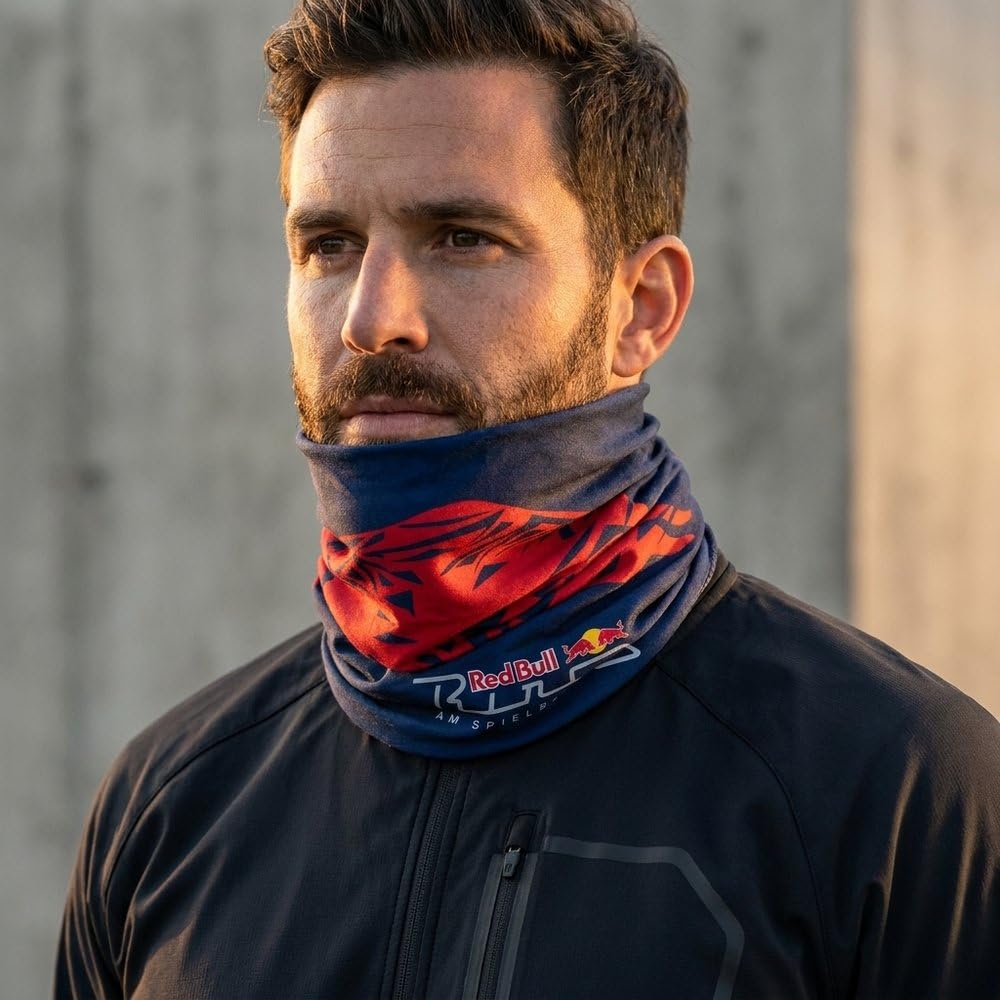 Red Bull Scaldacollo Adrenaline RRI 13 OS 24 Tubolare Multifunzione Unisex - Grafica Toro Racing Con Logo Red Bull Ring Spielberg