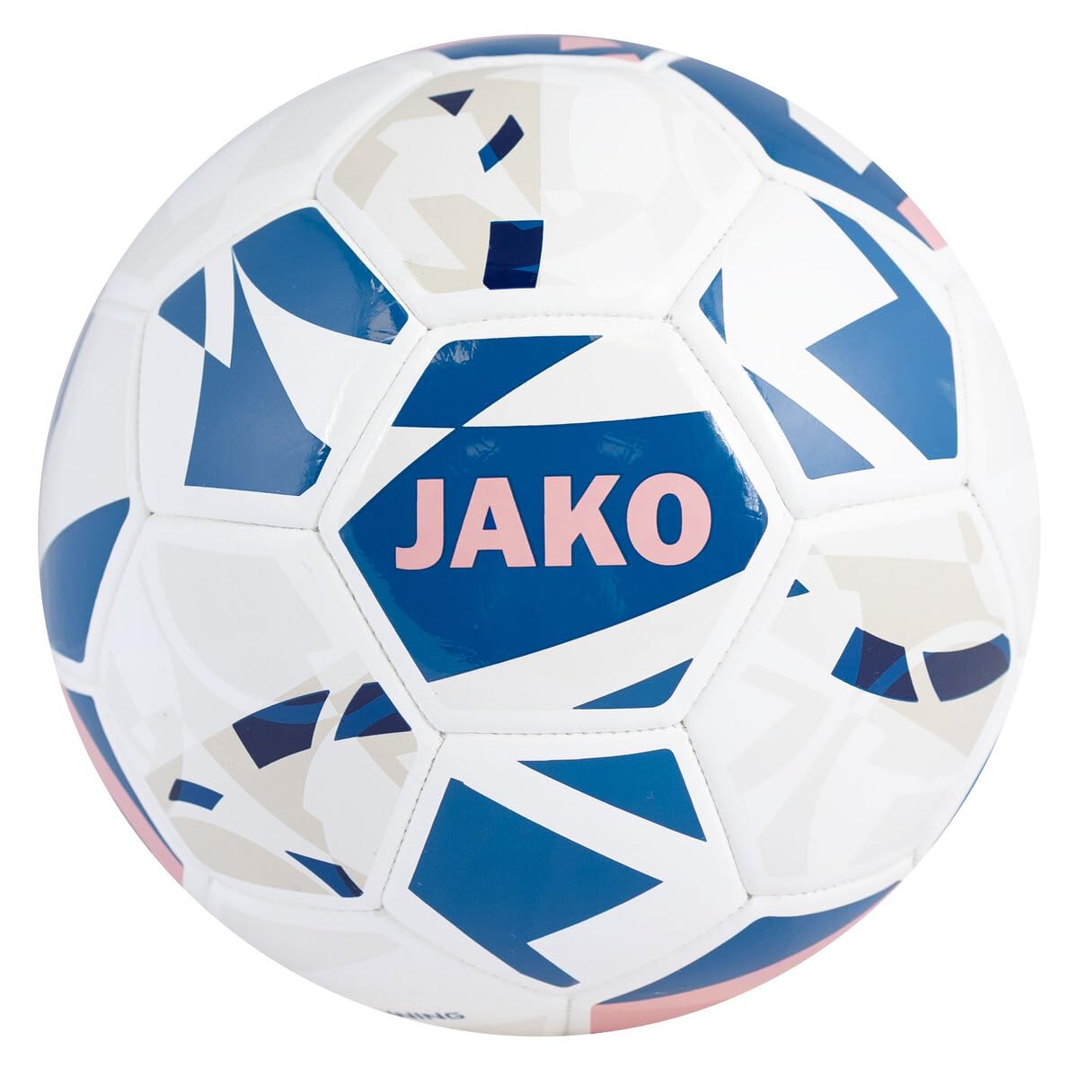JAKO Pallone da allenamento Futsal, bianco/blu navy/rosa Dusky, 4