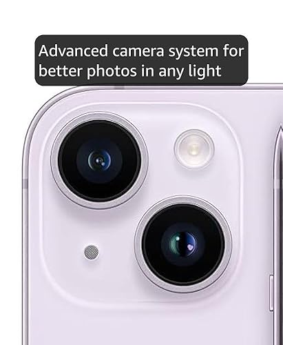 Amazon.com: Apple iPhone 14 Plus,256GB,紫色- 解鎖(翻新) : 手機和配件