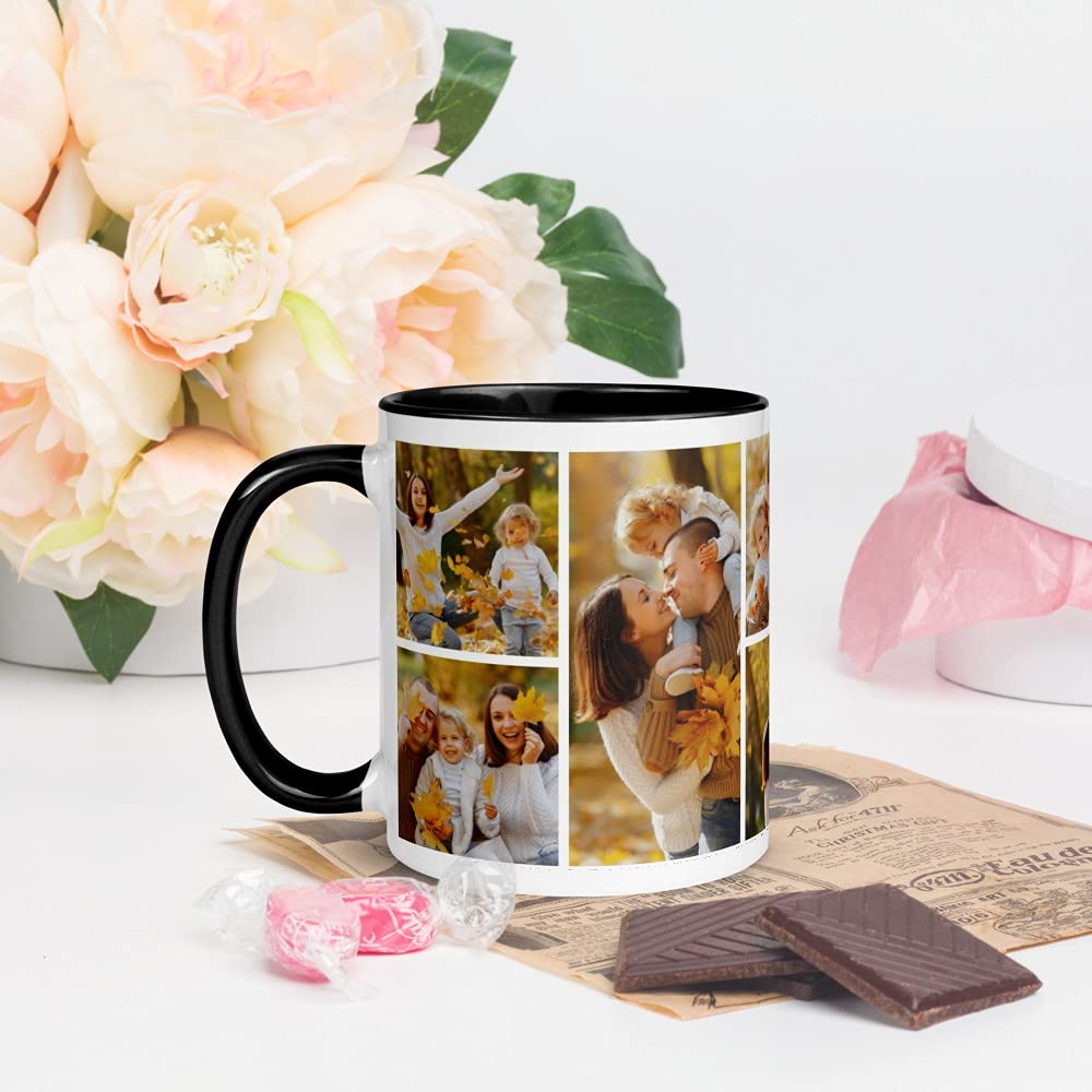 Aousome Personalized Gift Custom Photo Quote Name Wish Ceramic Mug for Birthday Gift, Anniversary Gift Etc - 330 ml (Black) (B0CPWTXH7F) Amazon Price History, Amazon Price Tracker