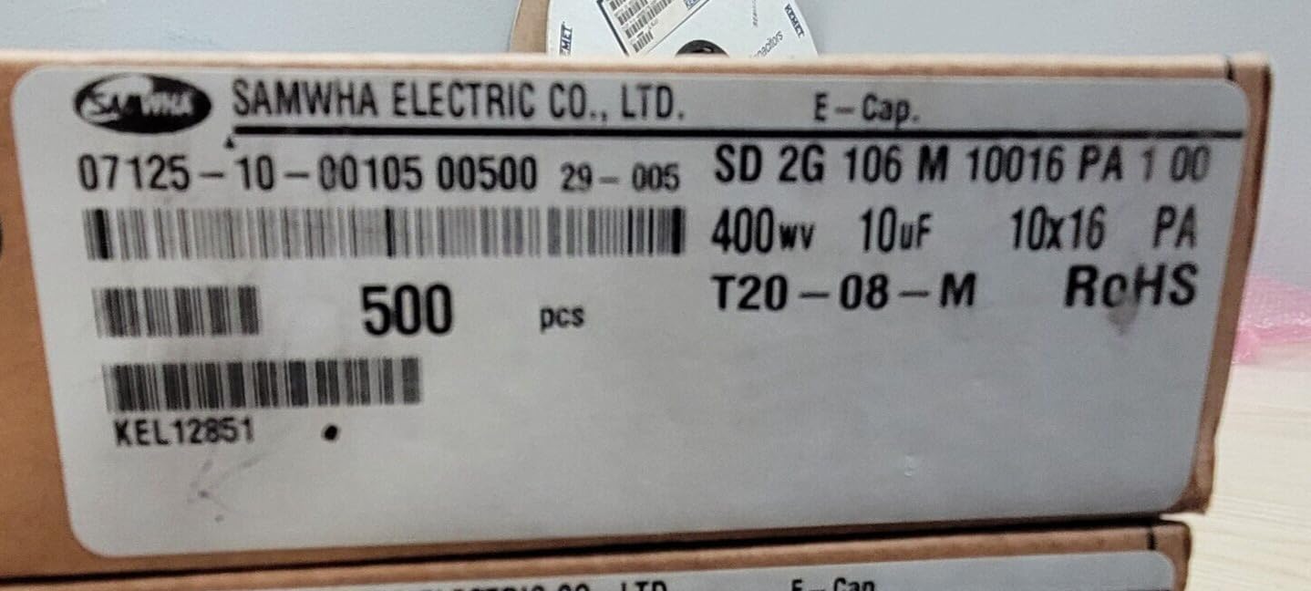 Generic (10 PCS) SD2G106M10016PA100 SAMWHA