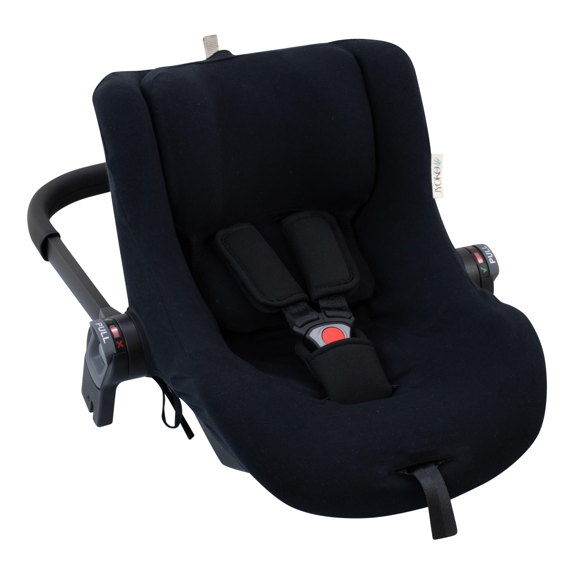 JYOKO Kids - Custodia per portabebè Nest compatibile con seggiolino auto Jané Groowy ISize (Black Series)