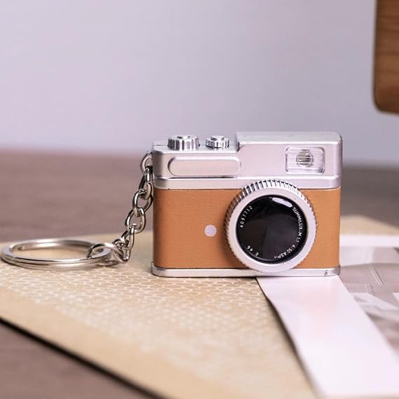 LED Glowing Miniature Camera Keychain