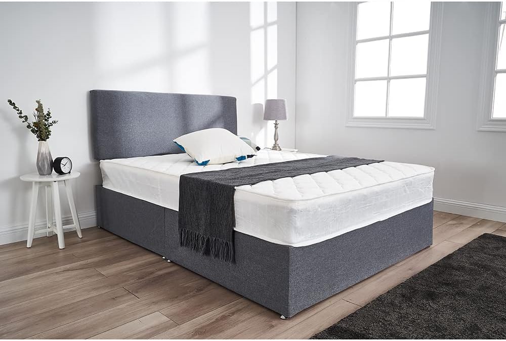 Panana Bed Frame Modern Upholstered Platform Bed with Headboard