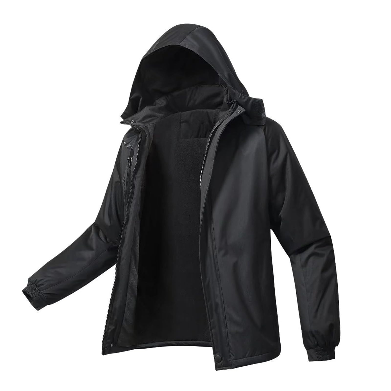 Genérico Chaquetas de invierno para mujer,Ropa Mujer Cremallera con Bolsillo ligero a prueba viento completa Running Funcional Chic Cazadoras en aspecto oversize Cazadora Manga Larga