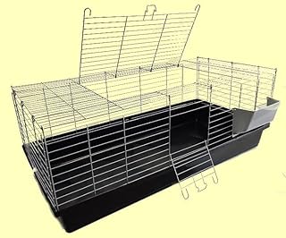 1.20 m New Model Rabbit Cage Rodent Cage Rabbit Cage Cage Cage Guinea Pig Black product image