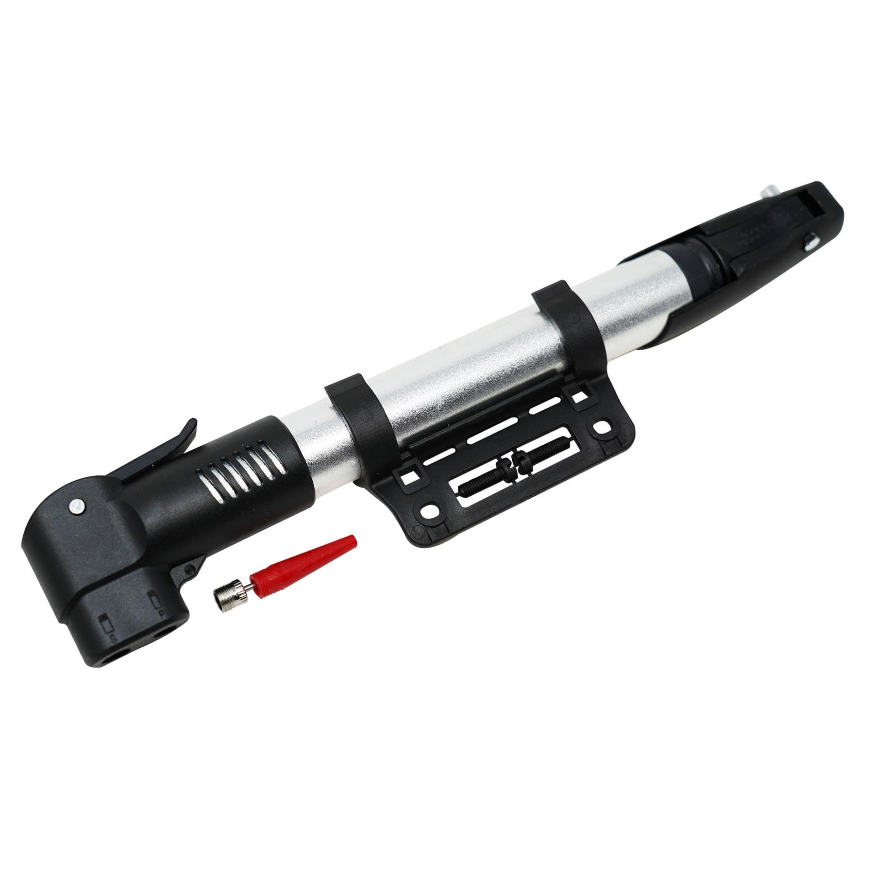 Laxzo ® Bicycle Mini Pump - Aluminum Alloy Cycle Mini Pump for Presta & Schrader Valve, Portable Lightweight Bike Tyre Pump Tyre Inflation Mini Air Pump For Mountain Road Bike Ball Pump